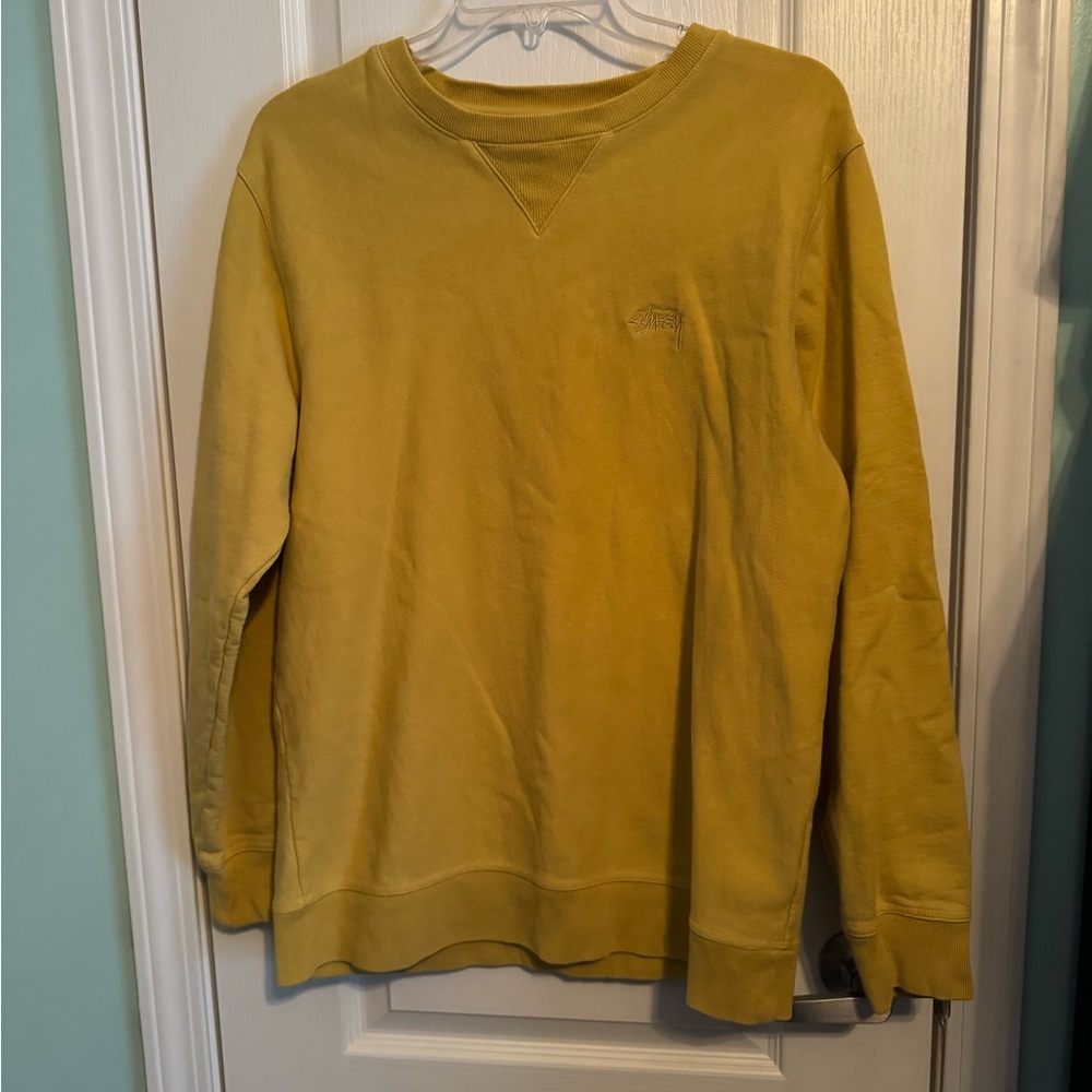 Stussy Yellow Sweatshirt